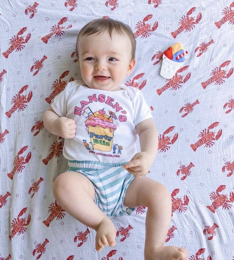 Heads or Tails Swaddle Blanket