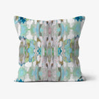 Layla Decorative Abstract Modern Art Throw Pillow: 18x18