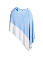 Madeleine Travel Poncho: Bluebell