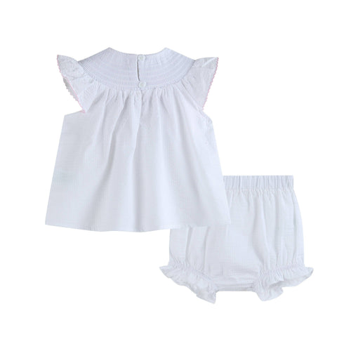 Baby Sister Smocked Dress and Bloomer Set