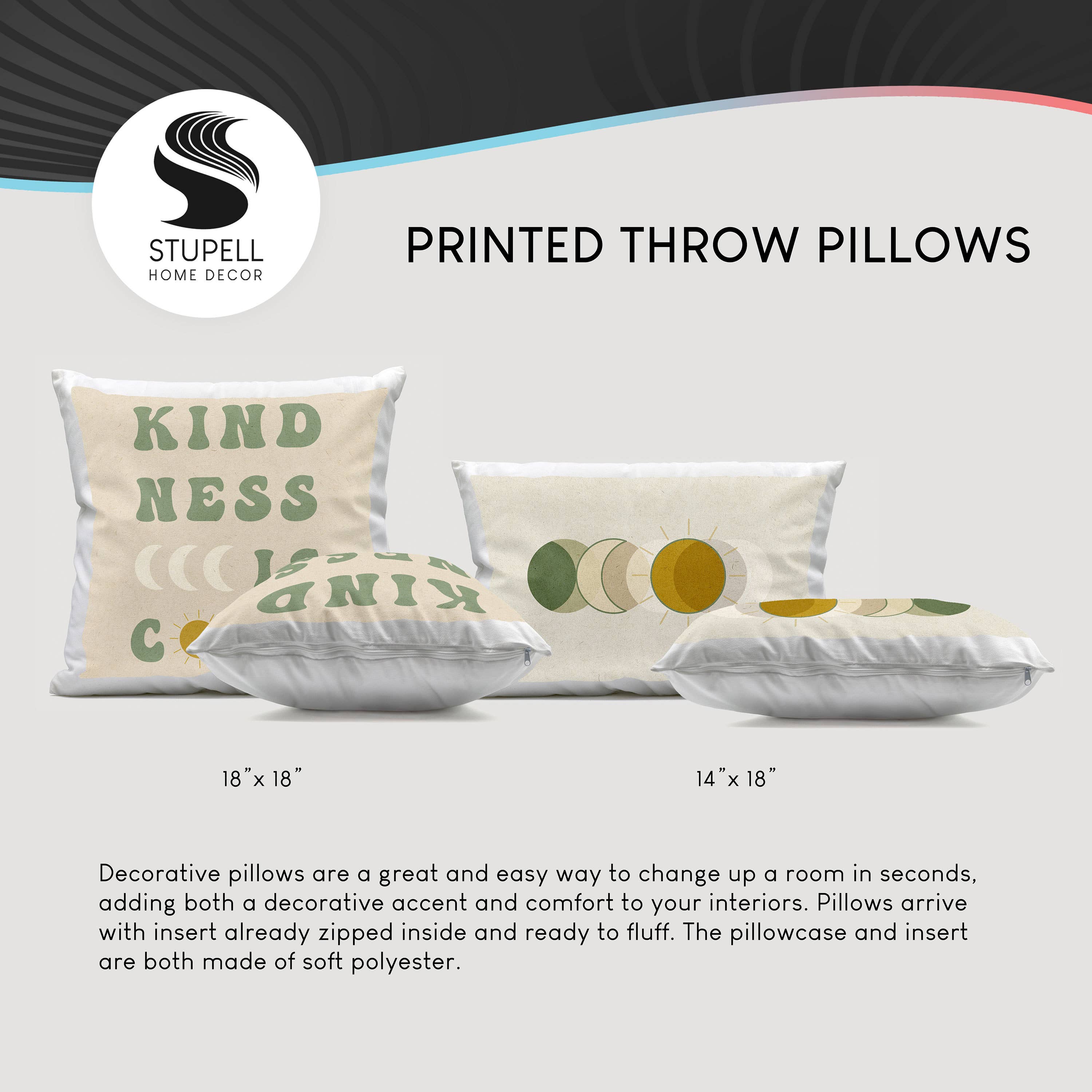 Nice-Ish Holiday Humor Printed Pillow Holiday