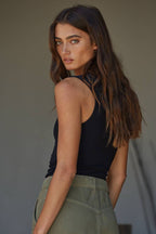 Black Double Tank