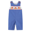Blue Pumpkin Sunflower Smocked Longall