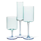 Short Stem All Purpose Glass-Blue-6"H(12oz)