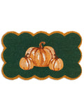 Scallop Pumpkin Coir Doormat