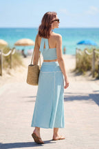 Seaside Chevron Set