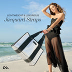 Case-Mate Silver Chrome Beach Tote Shoulder Bag