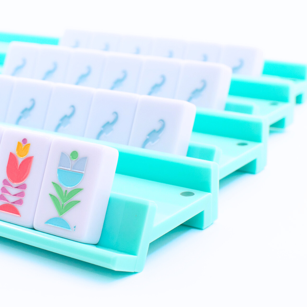 MAHJONG RACKS - Solid Macaron Pink