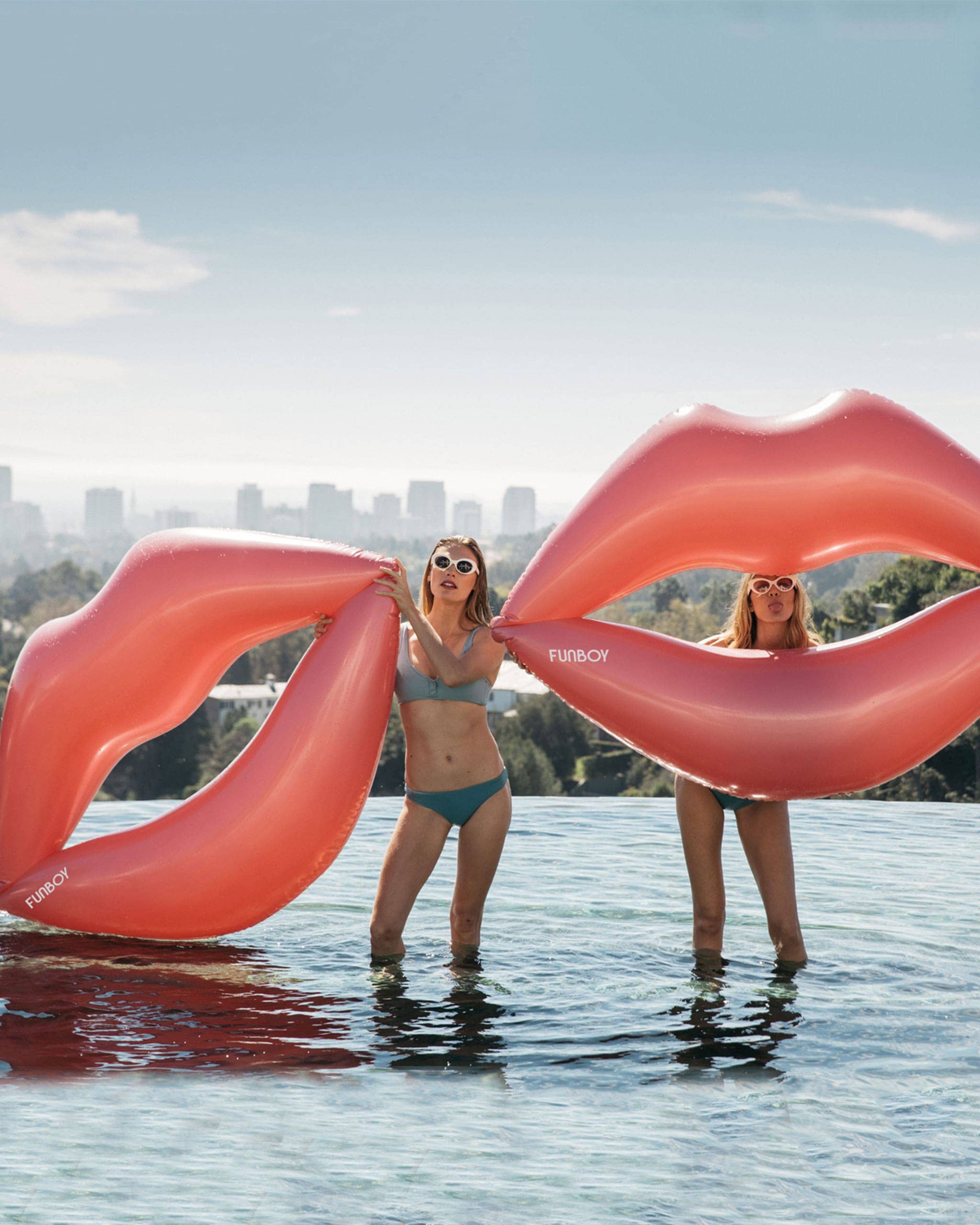 Pink Metallic Lip Float