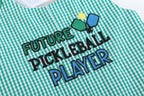 Future Pickleball Player Gingham Romper