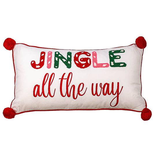 Jingle All The Way Lumbar Pillow