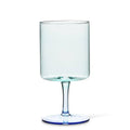 Short Stem All Purpose Glass-Blue-6"H(12oz)