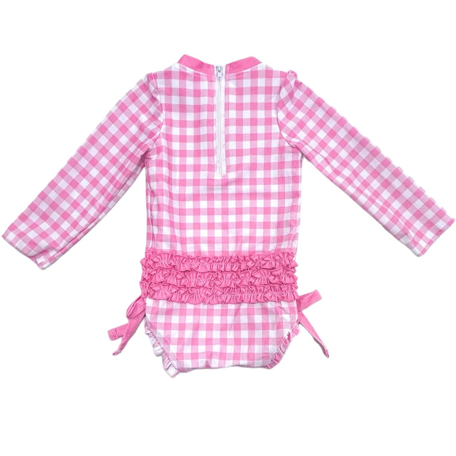 Pink Gingham Swim