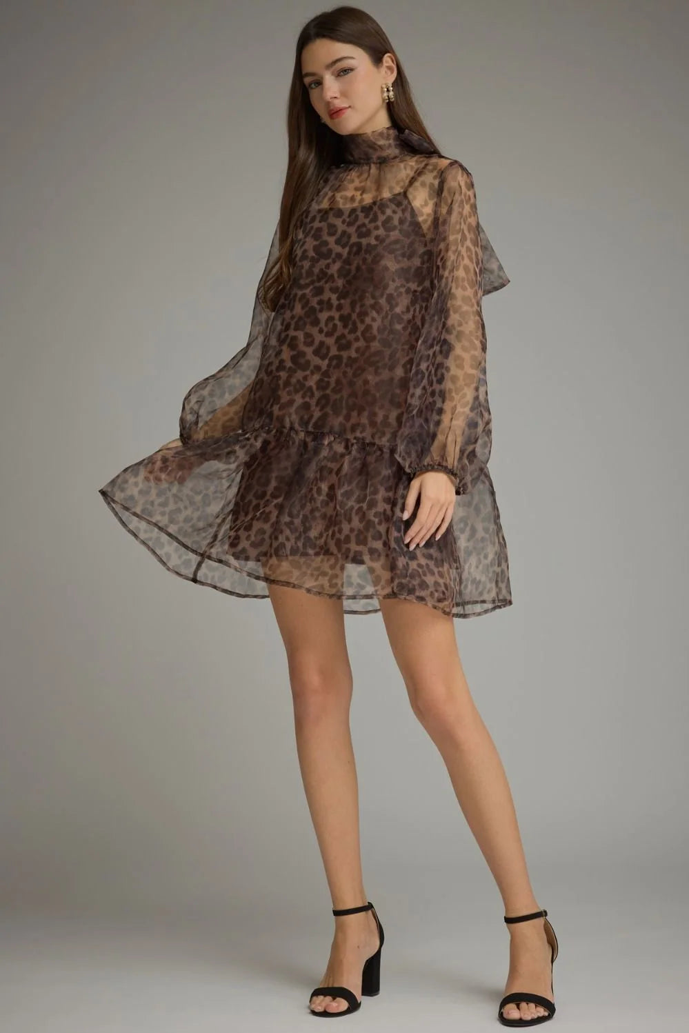 Lenora Leopard Dress