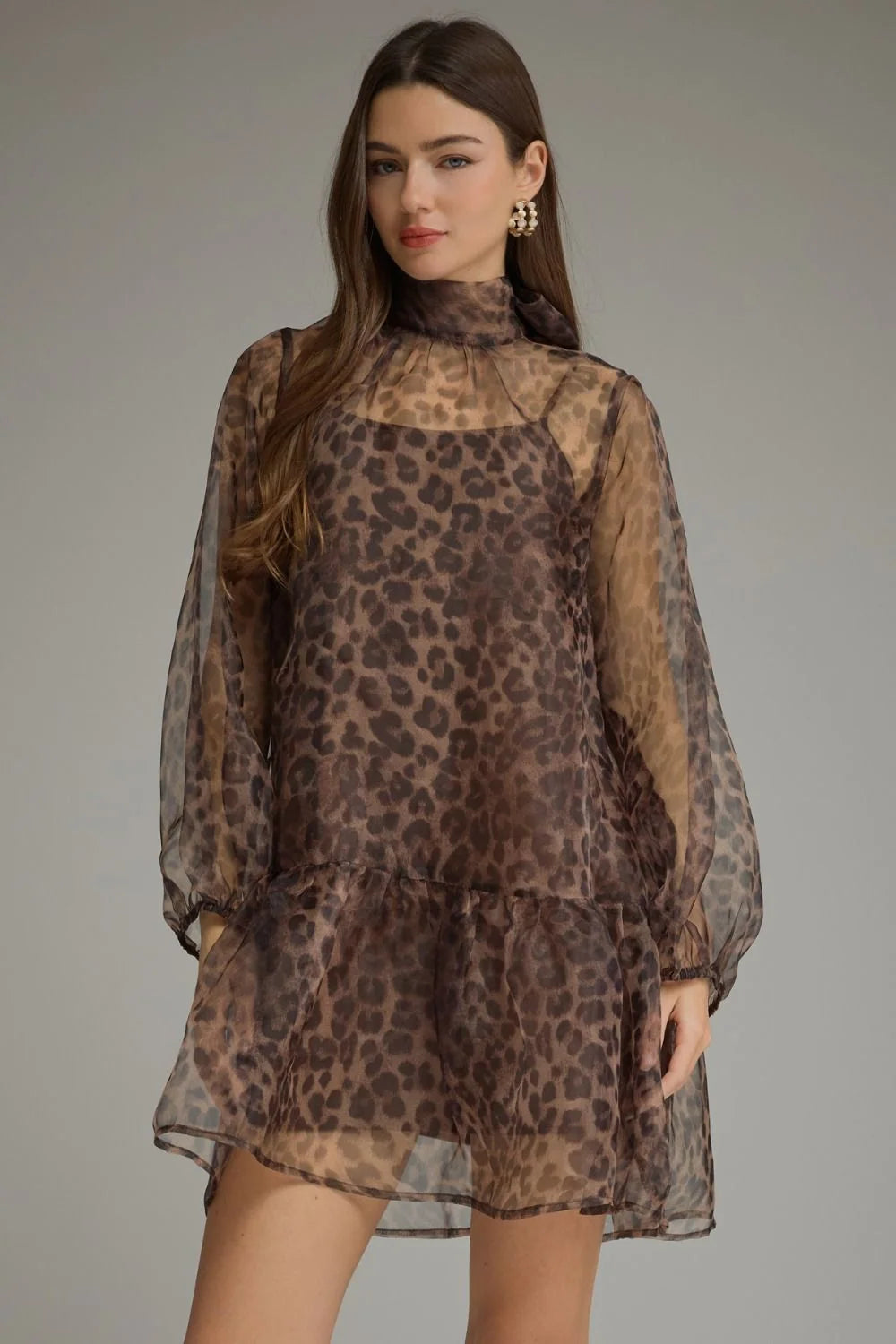 Lenora Leopard Dress