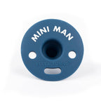 Mini Man Bubbi™ Pacifier: Blue
