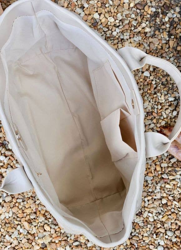 Melissa Tote Bag NUDE QUILTED DQ