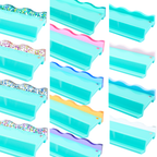 Magnetic Mahjong Pusher-Confetti-Wavy-Multi-Color