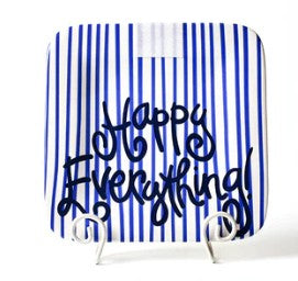Indigo Skinny Stripe Mini Happy Everything Platter