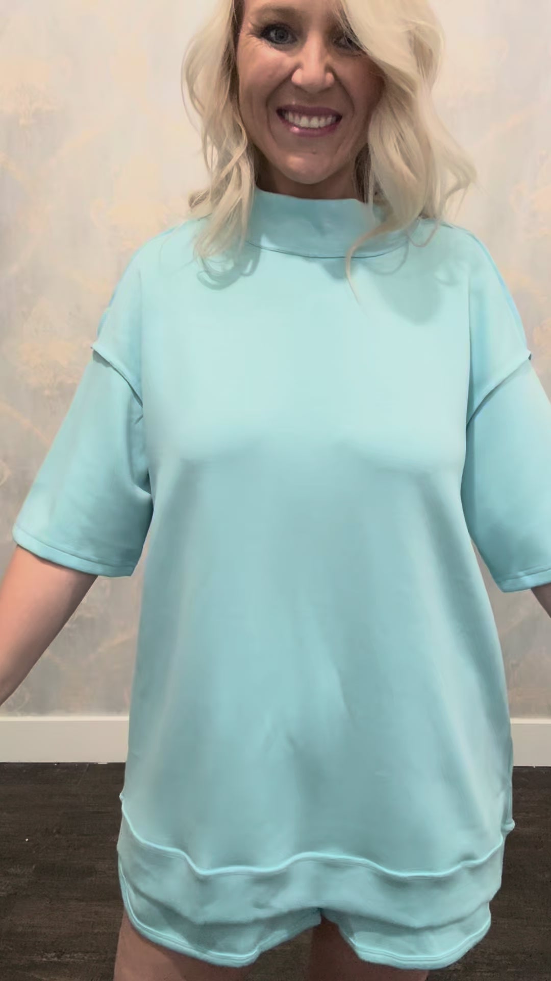 Mandy Mock Neck Set