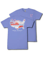 USA Patchwork Tee